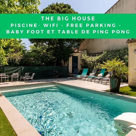 Big House - Parking Privee - Piscine - Wifi - Equipee Carcassonne